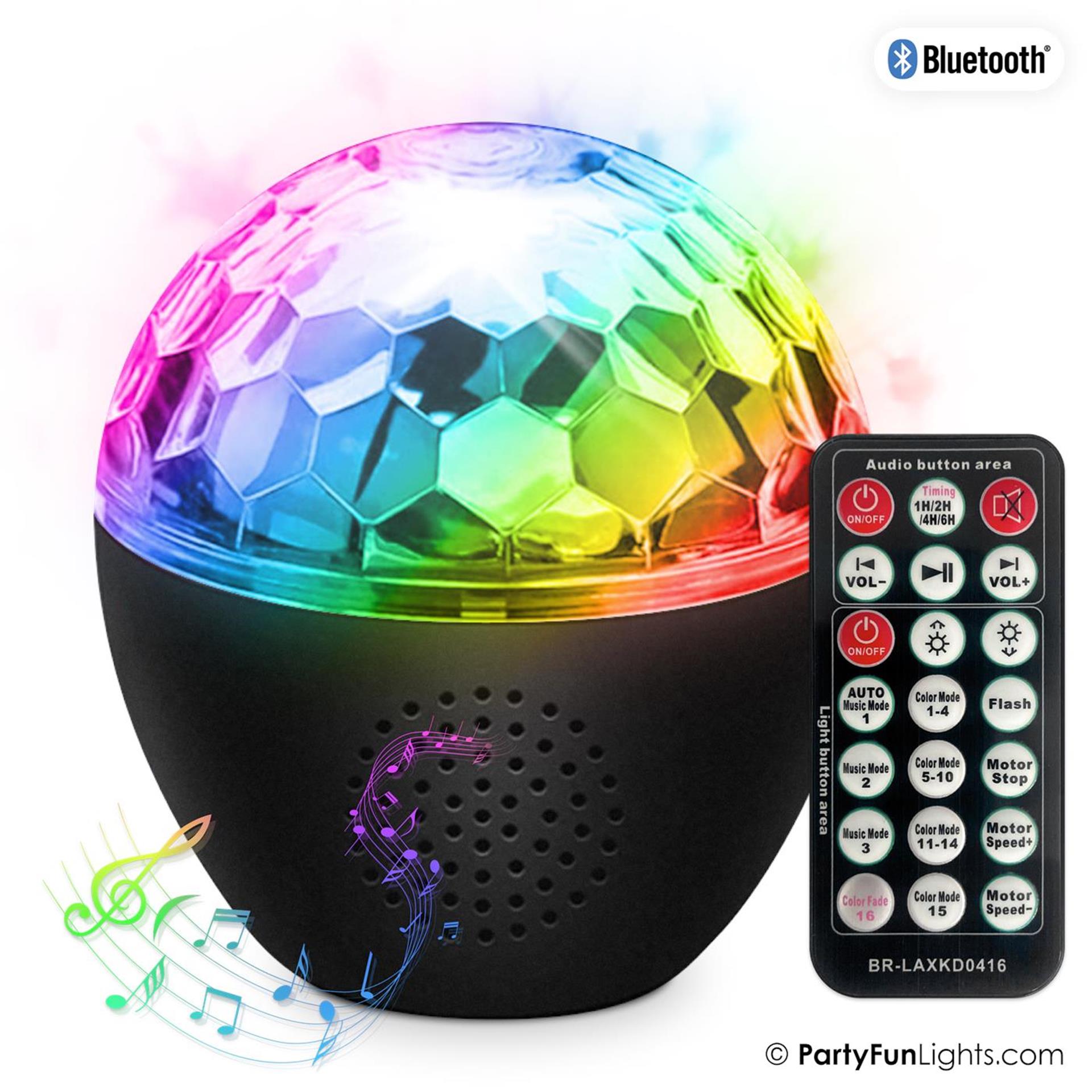 Partyfun lights bluetooth party luidspreker colour changing