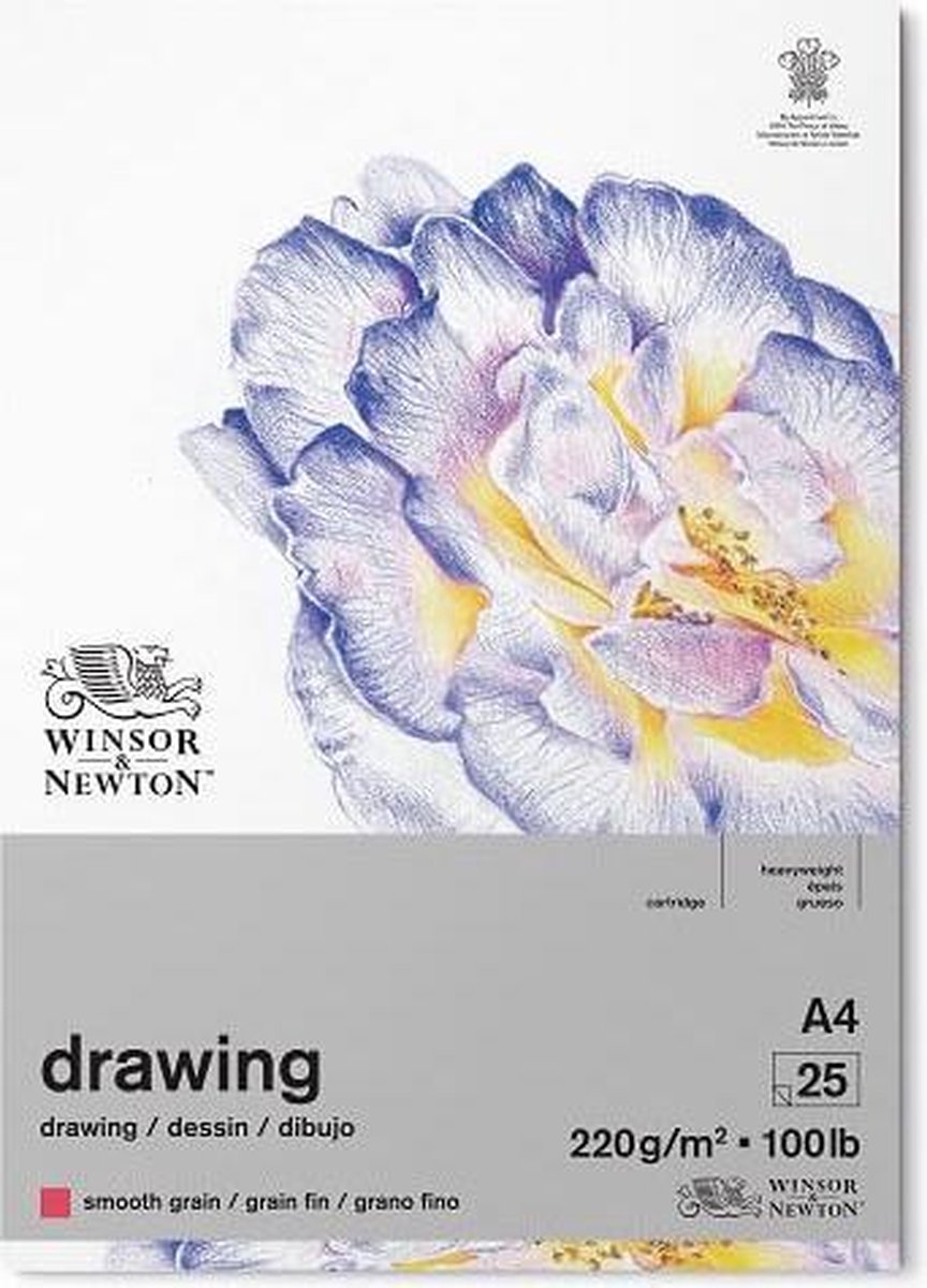 Winsor newton tekenblok fijne korrel a4
