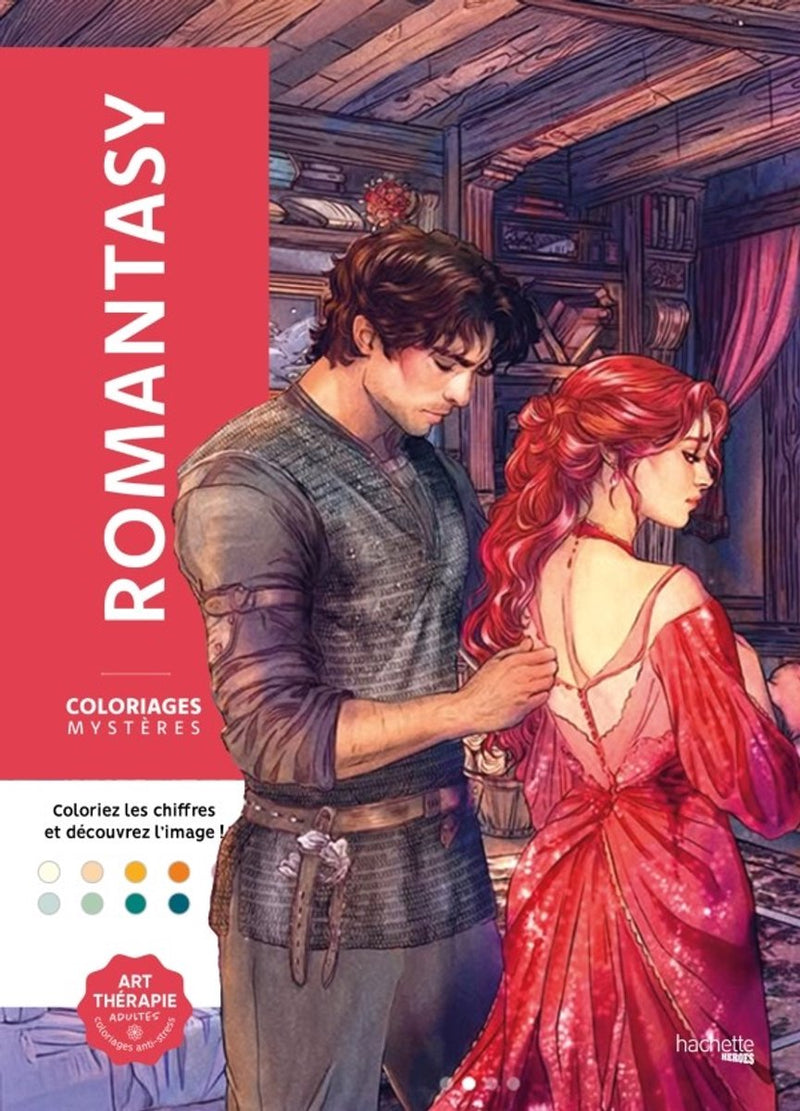 Hachette heroes – mystery colorings – romantasy – 50 afbeeldingen – broché