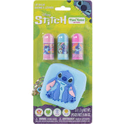 Stitch lipbalsem 3 stuks tasje en sleutelhanger | 6 stuks - afbeelding 1