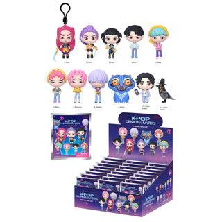 Kpop demon hunters 3d faom bag clip | 24 stuks