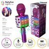 Partyfun lights karaoke mic party speaker roze