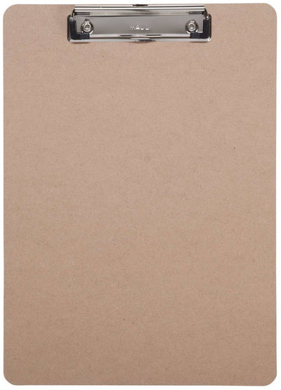 Maul klembord basic a4 staand formaat hardhout bruin zilver