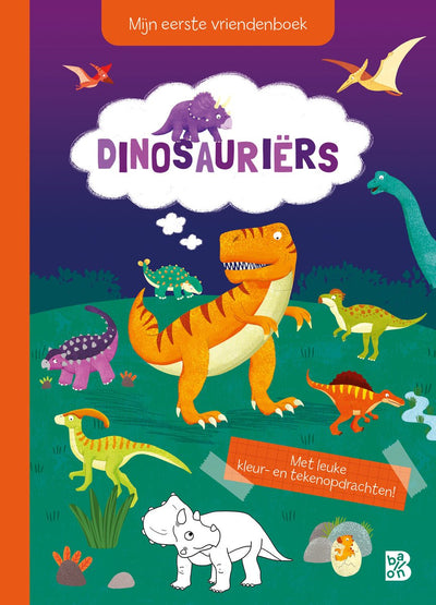 Merkloos sans marque mijn eerste vriendenboek - dinosauriers