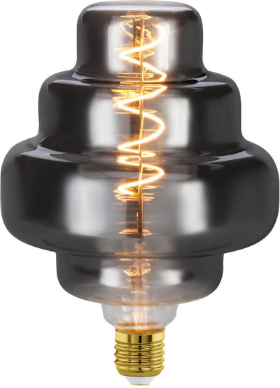 Eglo led lamp - e27 - ø 15 cm - rookglas - 2000k - dimbaar