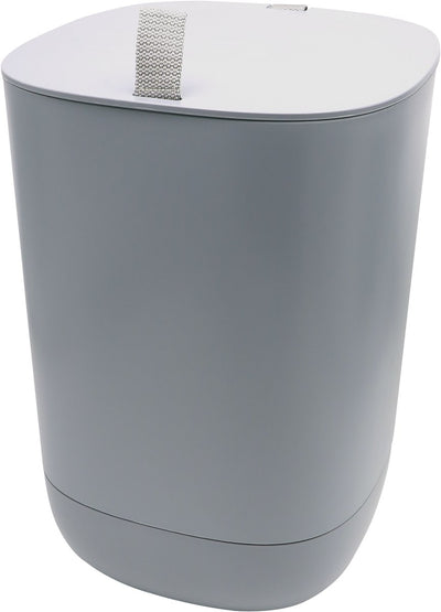 Nature - bokashi compostbak - h35 x 24 x 25,7cm - grijs - 10,6l - voor in de keuken