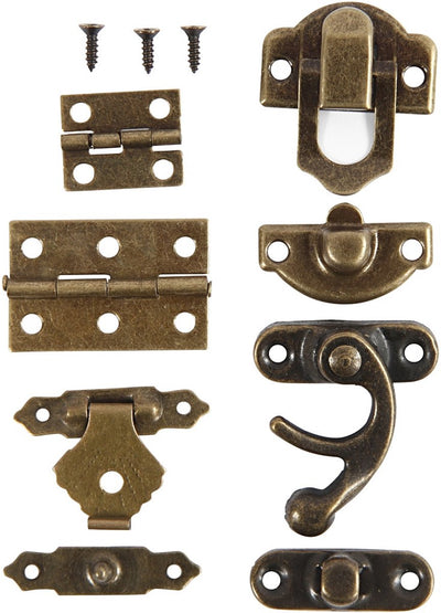 Creativ company creotime mini-beslag antiek goud 15 sets
