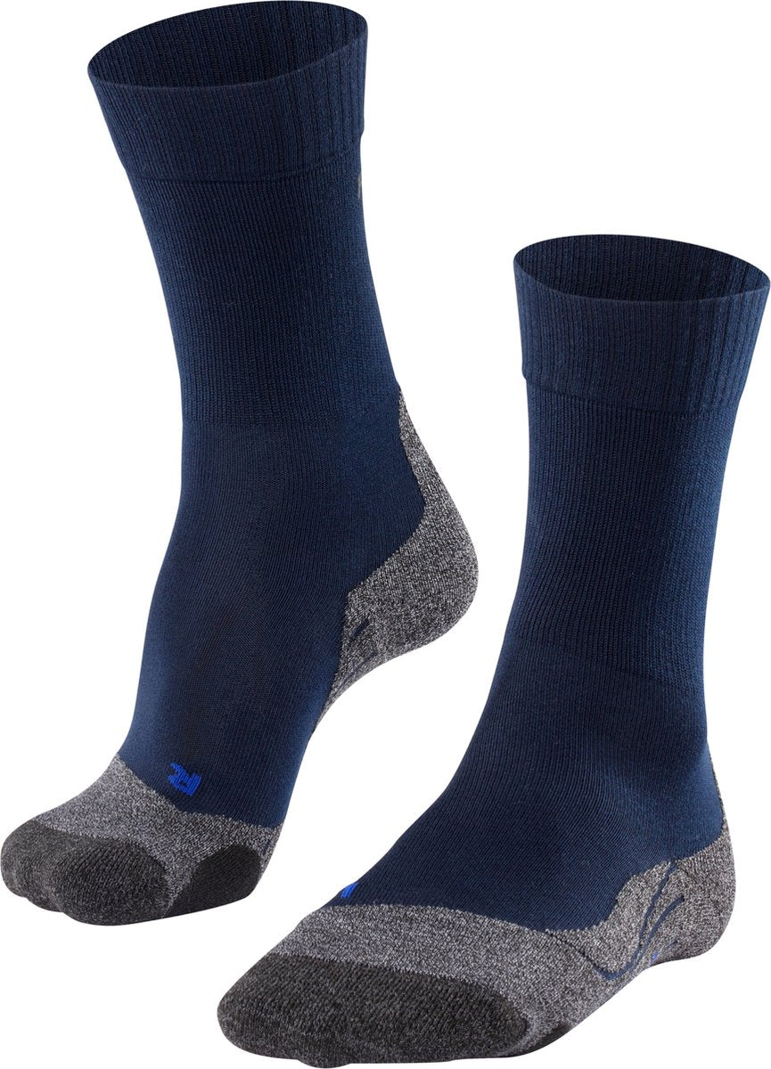 Falke tk2 cool anti-blaar dik lyocell functioneel materiaal wandelsokken dames blauw - maat 35-36