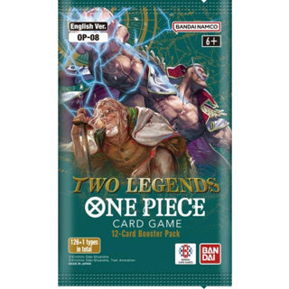 One piece op08 two legends sleeved booster | 2 stuks