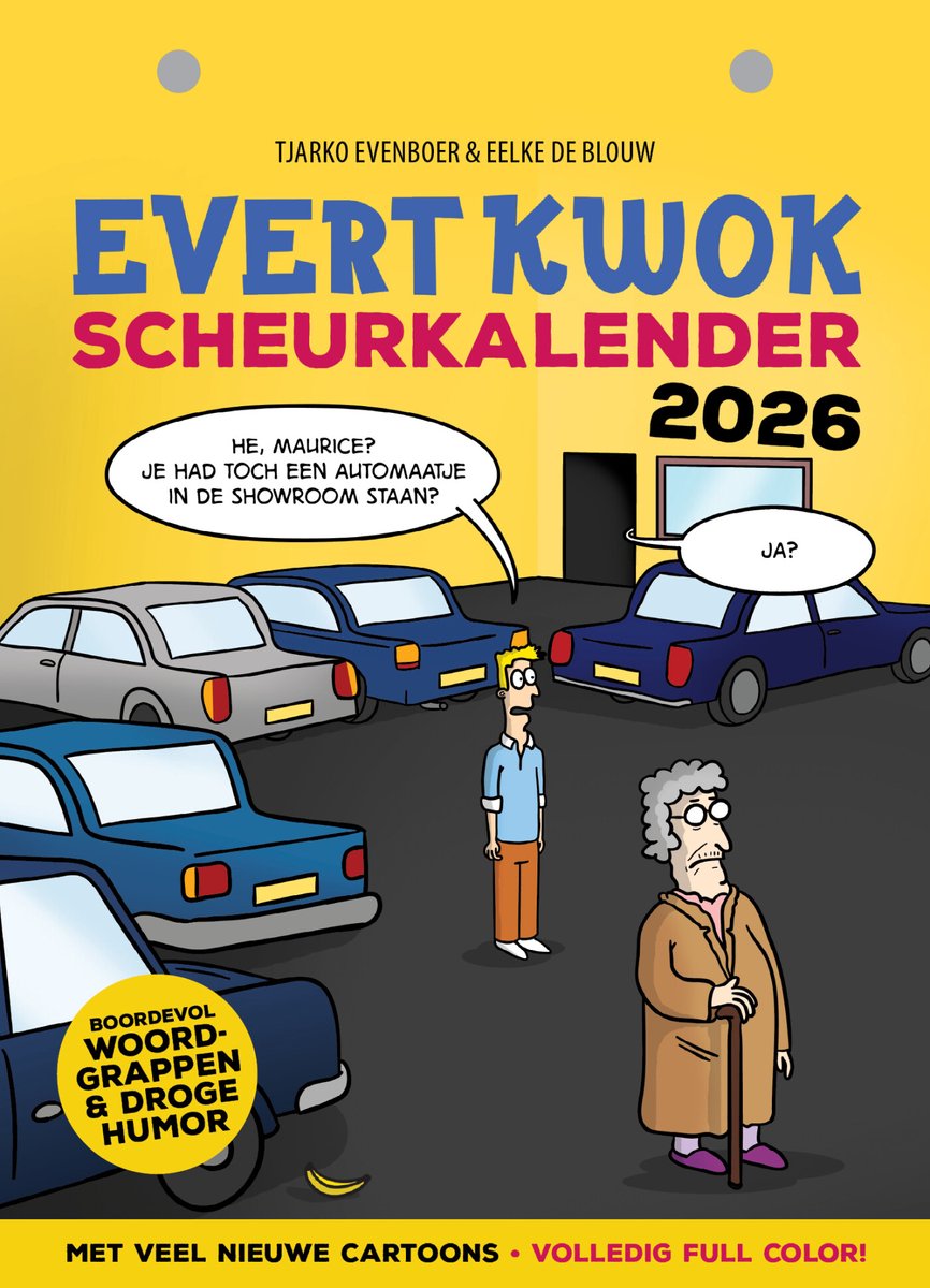 Evert kwok scheurkalender - 2026