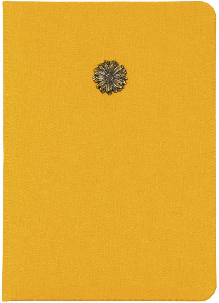 Eccolo notitieboek - essential yellow daisy - lijn - ca.13x18cm - ec-d317f