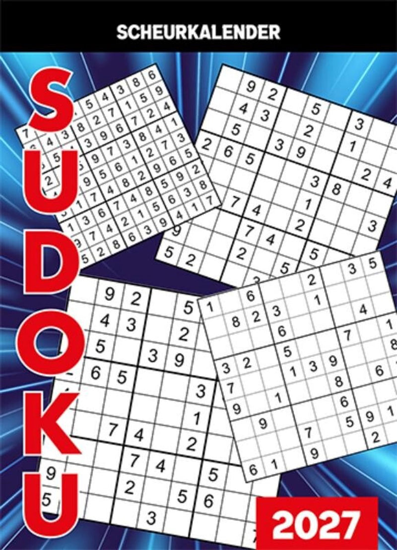 Scheurkalender 2027 sudoku