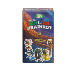 Italian brainrot 3d sleutelh. blindb. 4cm 12 asst | 24 stuks