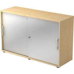 Bach schuifdeurkast hammerer 2fh esdoorn, zilver