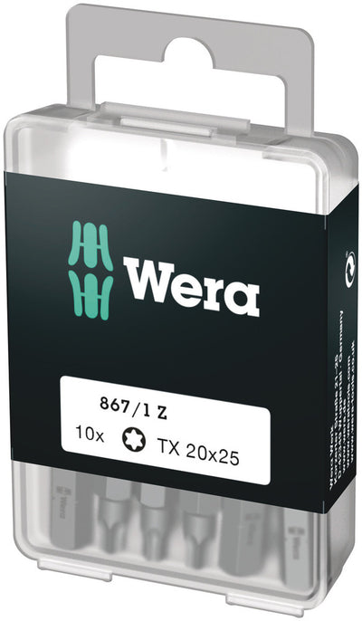 Wera 867 1 z torx® bits, tx 30 x 25 mm (10 bits pro box) - 1 stuk(s) - 05072411001