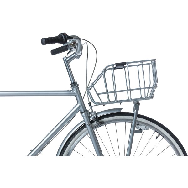 Basil Portland - fietsmand - voorop - chroom