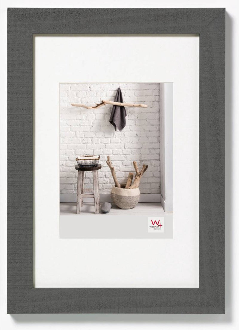 Walther home ho520d - houten lijst - fotoformaat 15x20 cm - grijs