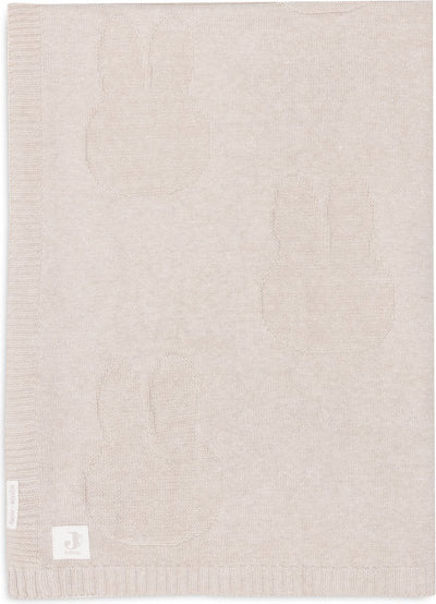 Jollein - deken ledikant 100x150cm - dekentje baby - miffy - nougat