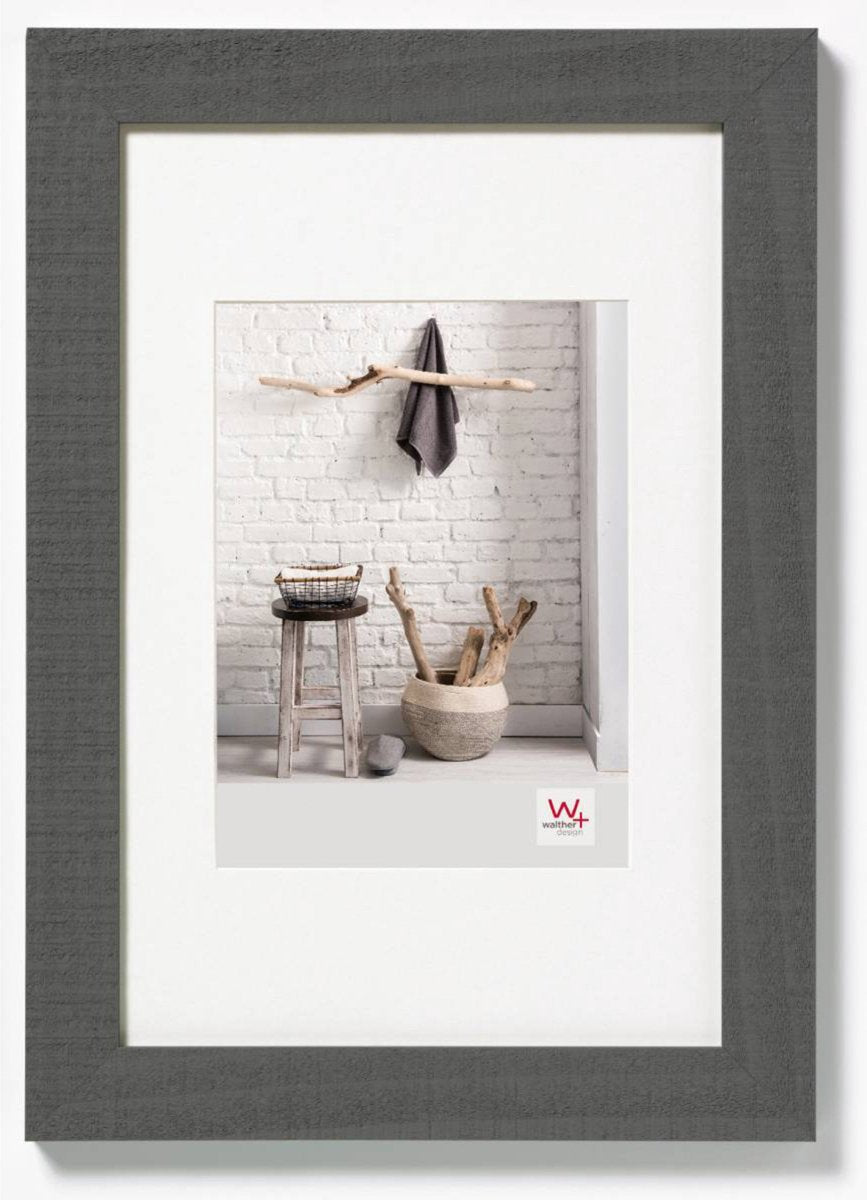 Walther home ho520d - houten lijst - fotoformaat 15x20 cm - grijs