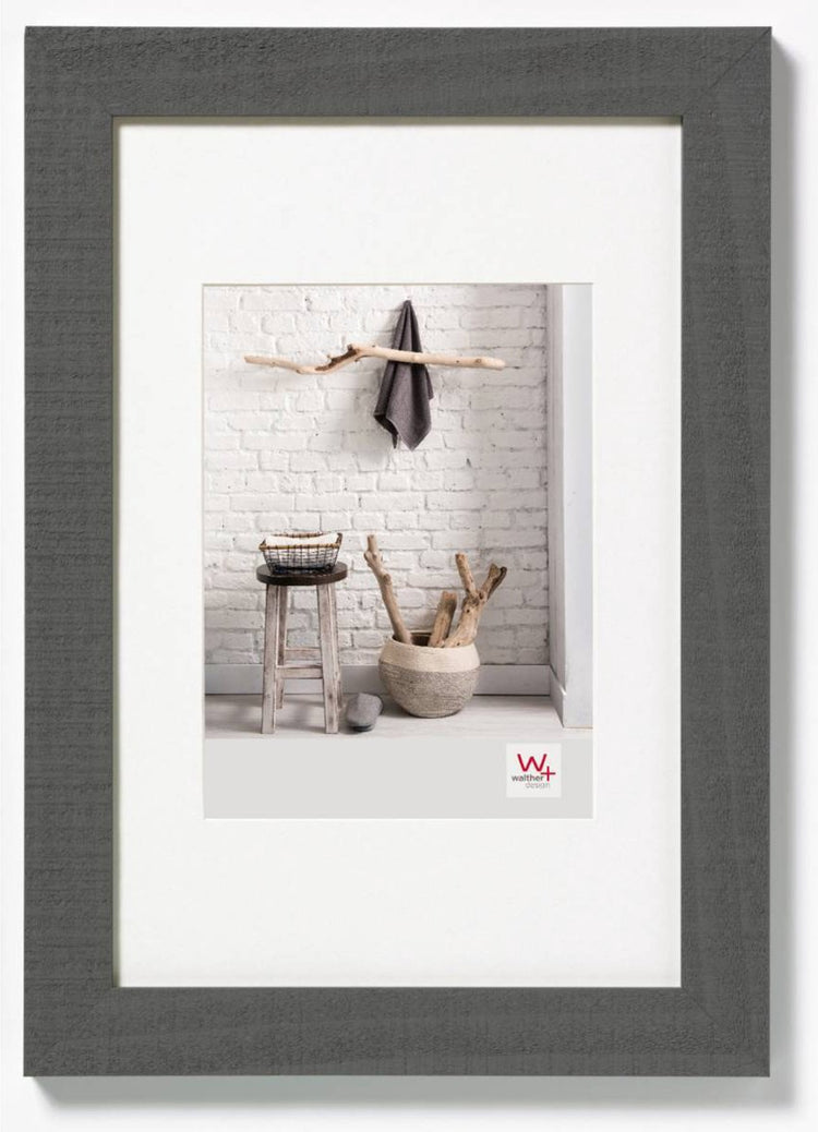 Walther home ho520d - houten lijst - fotoformaat 15x20 cm - grijs
