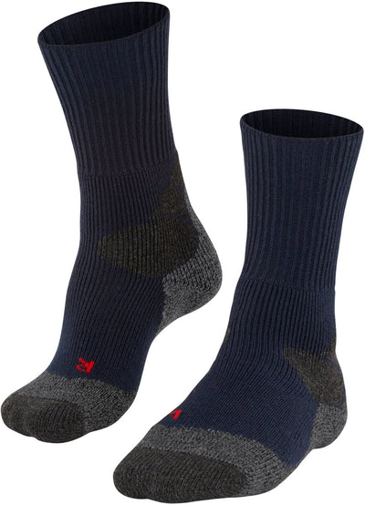 Falke tk-x expedition ultra dikke padding wol functioneel materiaal wandelsokken heren blauw - maat 42-43
