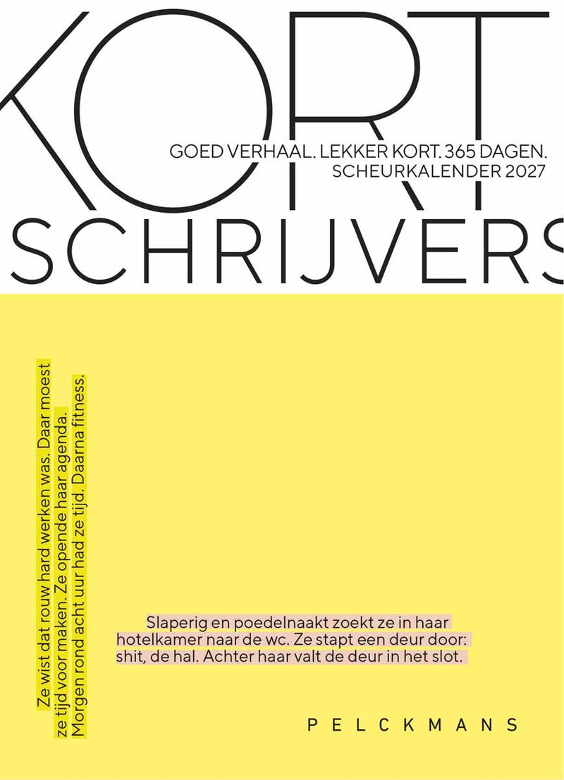Kortschrijvers scheurkalender 2027