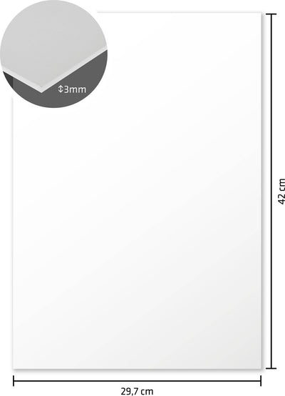 Kangaro foamboard - a3 - 3mm - wit - doos van 15 stuks