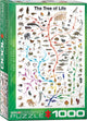 Eurographics - de boom des levens [the tree of life] - evolutiediagram - 1000 stukjes 48×68cm (b×h) - legpuzzel