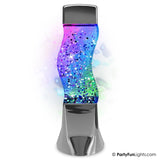 Partyfun lights tafellamp glitter led colour changing werkt op 3xaa batterijen en usb h25,5cm - afbeelding 1