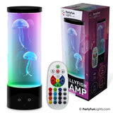 Partyfun lights tafellamp jellyfish multi colour led werkt op 3xaa batterij en usb - afbeelding 2