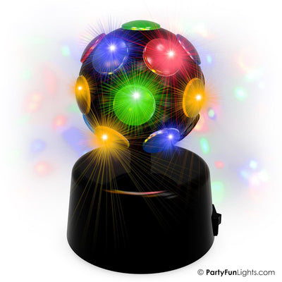 Partyfun lights tafelllamp mini discobal roterend