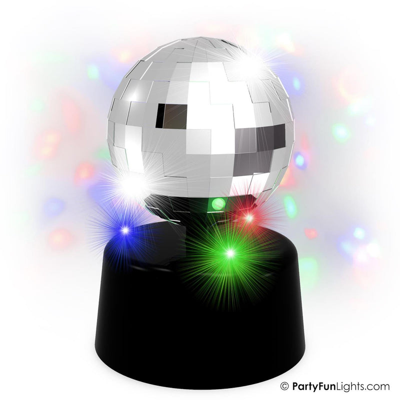 Partyfun lights tafellamp mini mirror disco led roteren