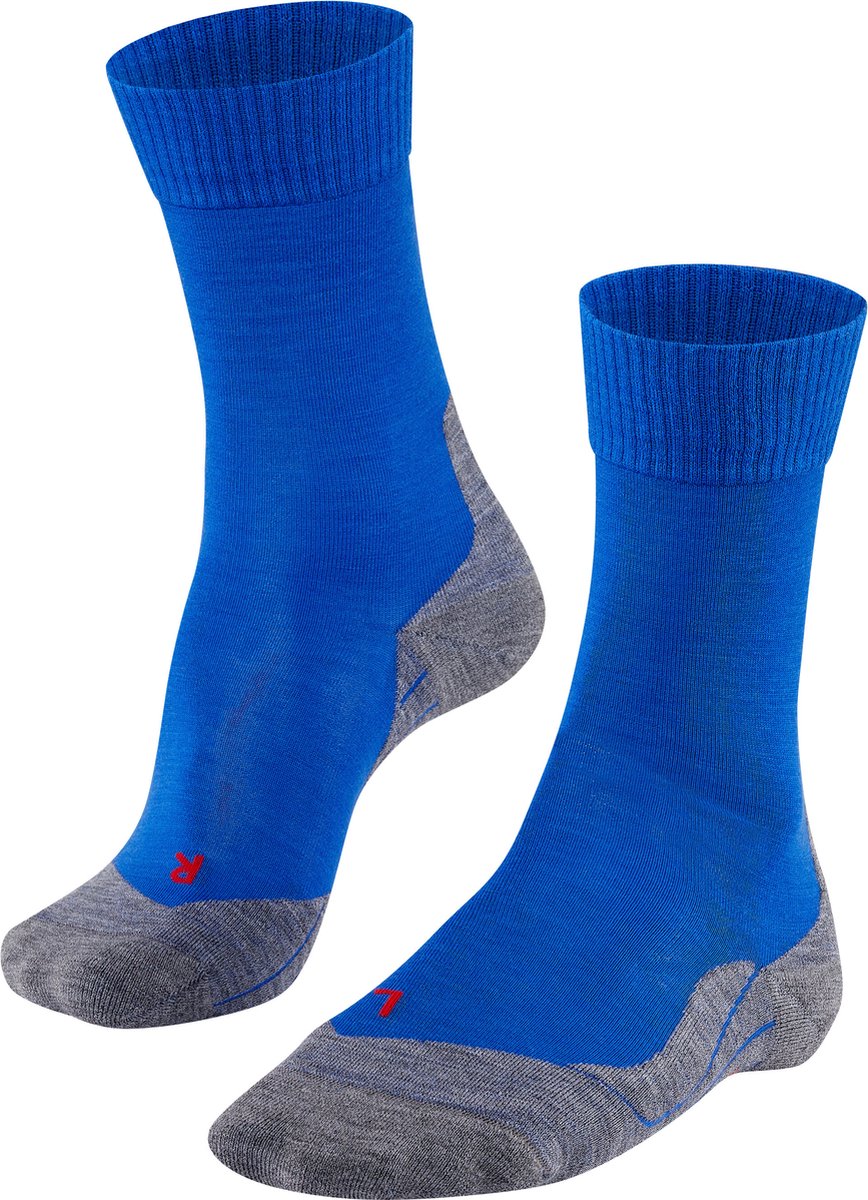 Falke tk5 anti-blaar dun wol functioneel materiaal wandelsokken heren blauw - maat 44-45