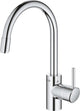Grohe concetto keukenkraan - uittrekbare handdouche - draaibaar - chroom