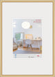 Walther new lifestyle - kunststof lijst - fotoformaat 40x50 cm - kunstglas - goud