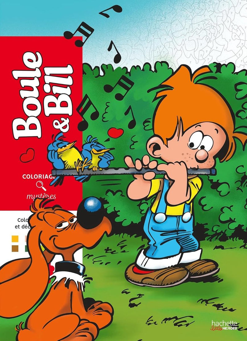 Hachette heroes atelier créatif autres licences coloriages mystères coloriages mysteres boule bill