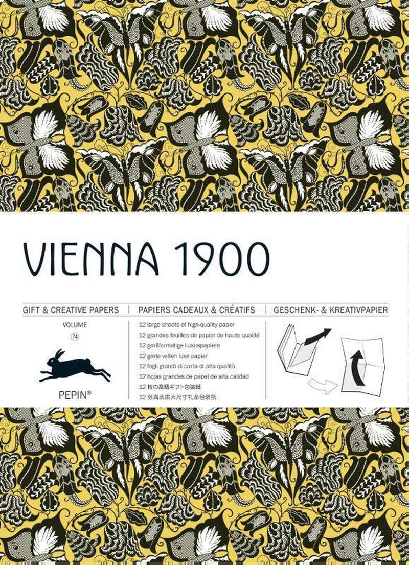 Pepin vienna 1900: gift creative paper book vol. 74: geschenk- und kreativpapierbuch vol 74 (gift creative papers