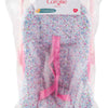Corolle poppen draagzak bloemen babypop 36cm roze speelgoed.