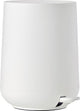 Zone denmark nova pedaalemmer - prullenbak badkamer softclose - afvalemmer klein - toilet badkamer accessoires - kunststof - 5 liter - 29 x 23 cm - wit