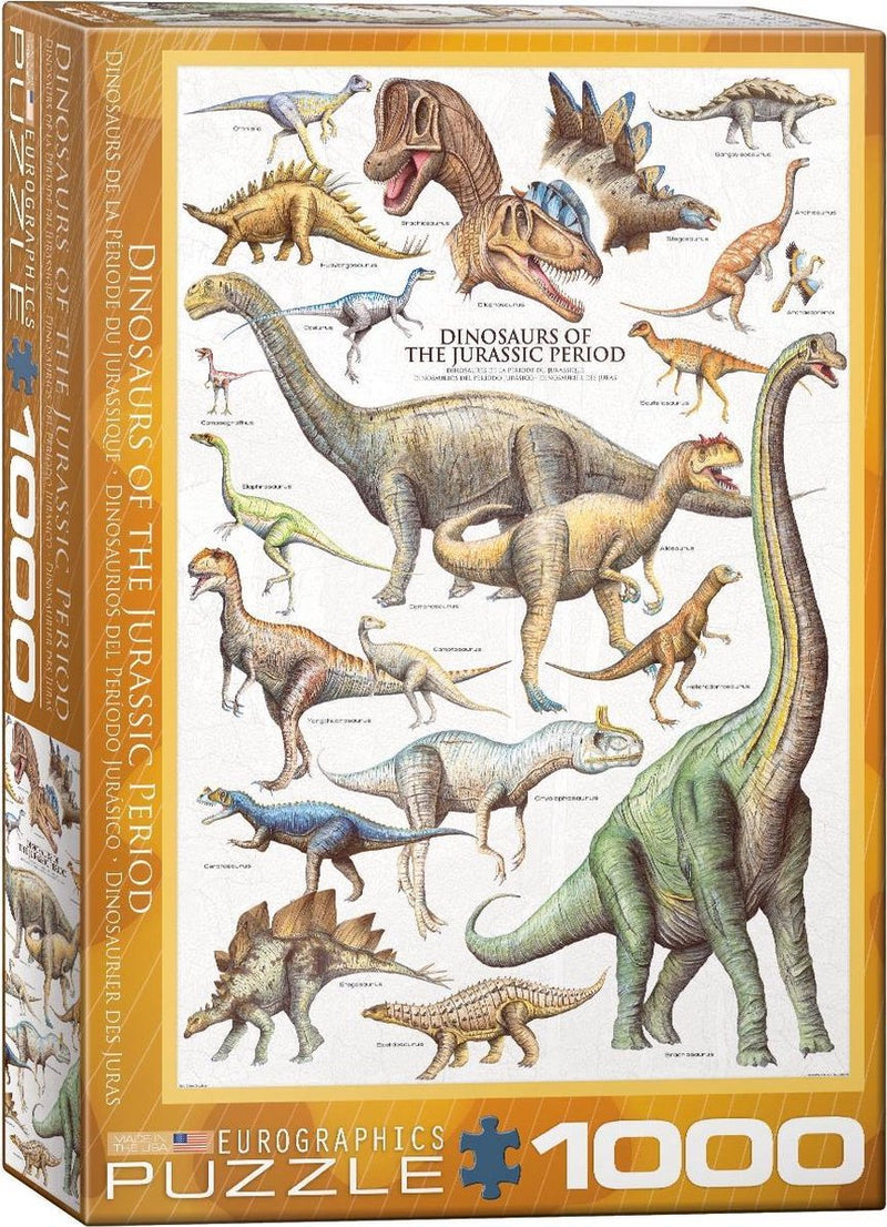 Eurographics puzzel dinosaurs of the jurassic - 1000 stukjes