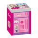 Dolu barbie koelkast + geluid roze paars
