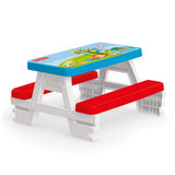 Dolu fisher price picknicktafel rood wit blauw - afbeelding 1