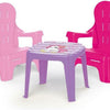 Dolu unicorn roze tafel met stoeltjes