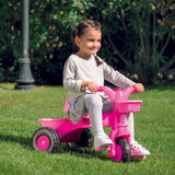 Dolu eenhoorn driewieler met duwstang roze - afbeelding 2