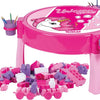 Dolu unicorn activiteiten tafel inclusief 100 blokken
