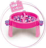 Dolu unicorn activiteiten tafel inclusief 100 blokken - afbeelding 2
