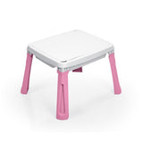 Dolu zand-watertafel + accessoires roze wit - afbeelding 3