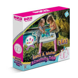 Dolu zand-watertafel + accessoires roze wit - afbeelding 5