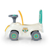 Dolu loopauto met toeter wit groen geel 47x37x20.5cm - afbeelding 3