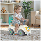 Dolu loopauto met toeter wit groen geel 47x37x20.5cm - afbeelding 5